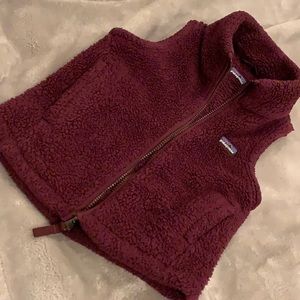 Patagonia Girls' Los Gatos Fleece Vest size XS or age 4-6.